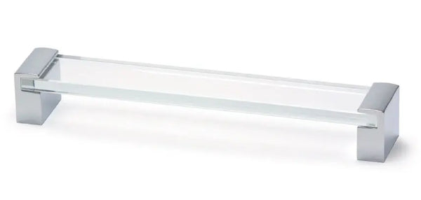 Mâner mobilier Viefe Glass, transparent, 175 mm (interax 160 mm)
