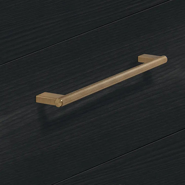 Mâner mobilier Viefe Graf Big, alamă întunecată periată, 352 mm (interax 320 mm) - imagine 3
