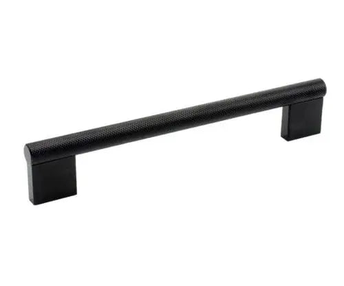 Mâner mobilier Viefe Graf Big, negru periat, 224 mm (interax 192 mm)