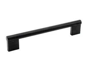 Mâner mobilier Viefe Graf Big, negru periat, 224 mm (interax 192 mm)