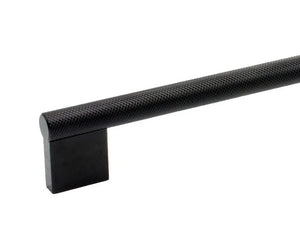 Mâner mobilier Viefe Graf Big, negru periat, 352 mm (interax 320 mm)
