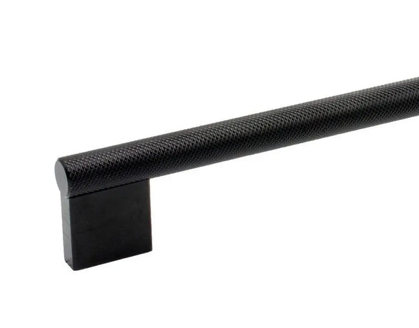 Mâner mobilier Viefe Graf Big, negru periat, 352 mm (interax 320 mm)