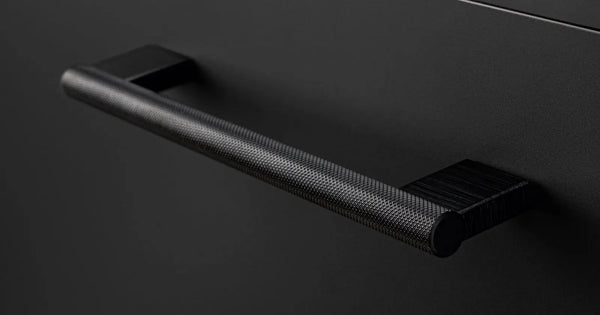 Mâner mobilier Viefe Graf Big, negru periat, 352 mm (interax 320 mm) - imagine 2