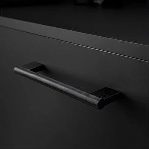 Mâner mobilier Viefe Graf Big, negru periat, 352 mm (interax 320 mm) - imagine 3