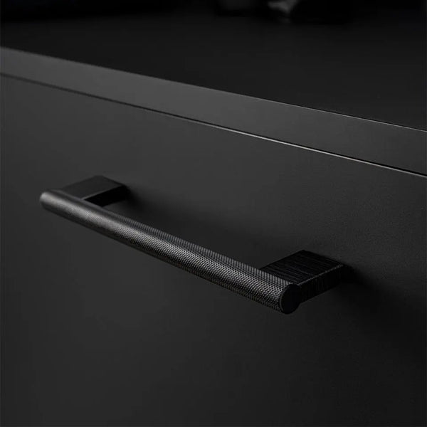 Mâner mobilier Viefe Graf Big, negru periat, 352 mm (interax 320 mm) - imagine 3