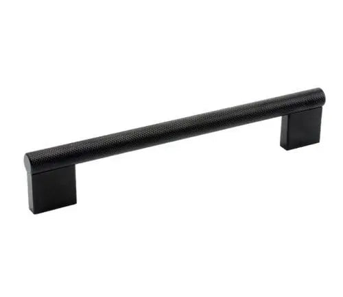 Mâner mobilier Viefe Graf Big, negru periat, 352 mm (interax 320 mm)