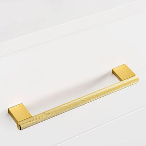 Mâner mobilier Viefe Graf Mini, alamă întunecată periată, 182 mm (interax 160 mm) - imagine 4