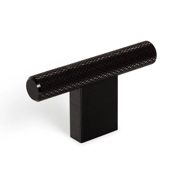 Mâner mobilier Viefe Graf Mini, negru periat, 60 mm