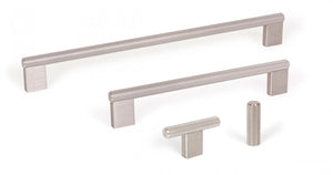 Mâner mobilier Viefe Graf Mini, oțel inoxidabil, 182 mm (interax 160 mm) - imagine 3