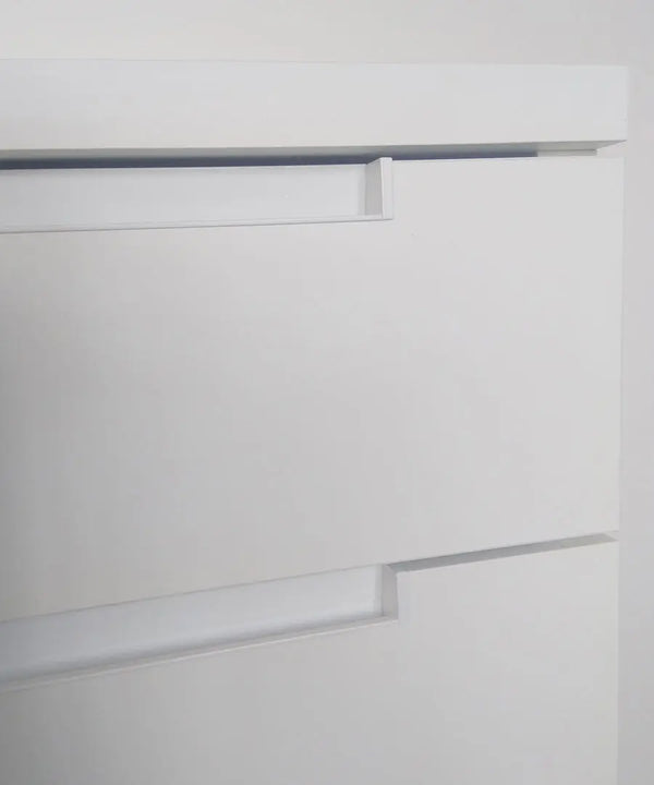 Mâner mobilier Viefe Hexxa, alb mat, 350 mm