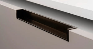 Mâner mobilier Viefe Hexxa, negru mat, 200 mm