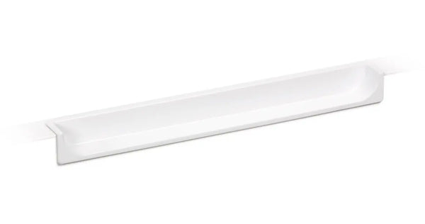 Mâner mobilier Viefe Hide, alb mat, 90 mm (interax 64 mm)