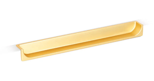 Mâner mobilier Viefe Hide, auriu periat, 180 mm (interax 128 mm)