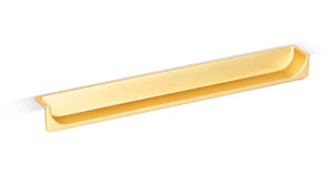 Mâner mobilier Viefe Hide, auriu periat, 90 mm (interax 64 mm)
