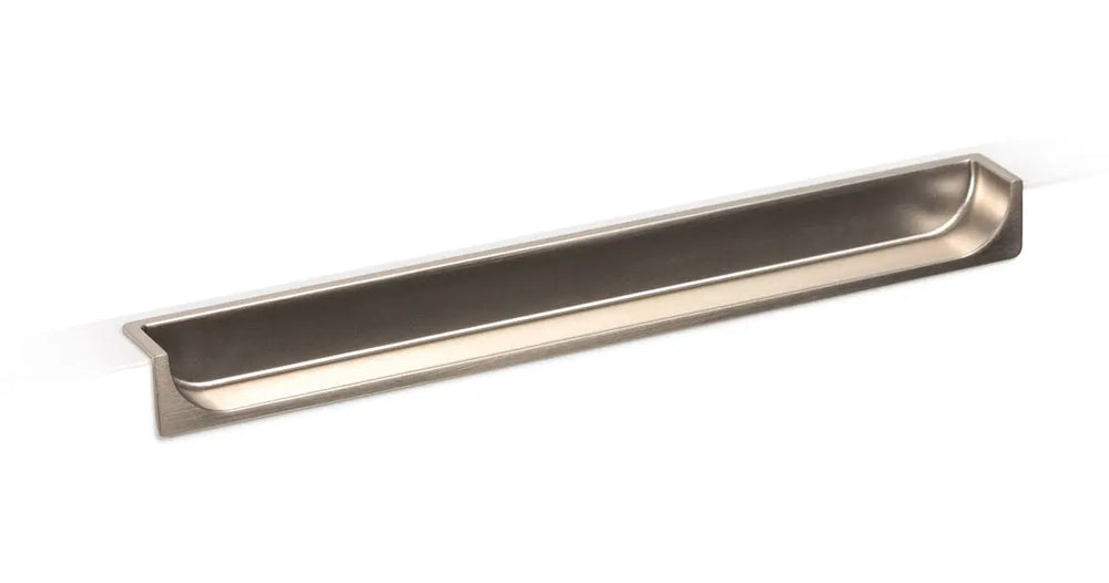Mâner mobilier Viefe Hide, nichel periat, 90 mm (interax 64 mm)
