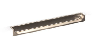 Mâner mobilier Viefe Hide, nichel periat, 90 mm (interax 64 mm)