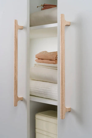 Mâner mobilier Viefe Hinoki Wood Big, natur, 500 mm (interax 416 mm) - imagine 2
