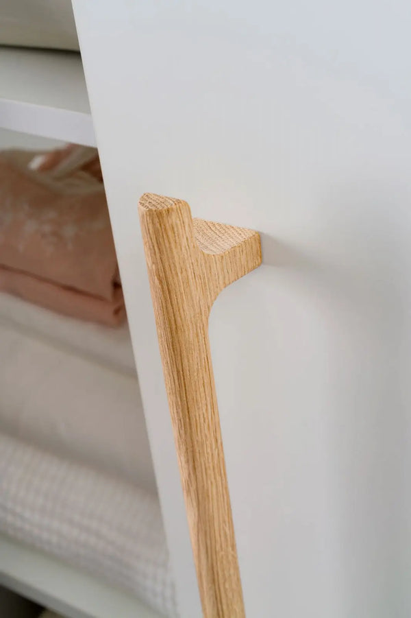 Mâner mobilier Viefe Hinoki Wood Big, stejar, 500 mm (interax 416 mm) - imagine 3