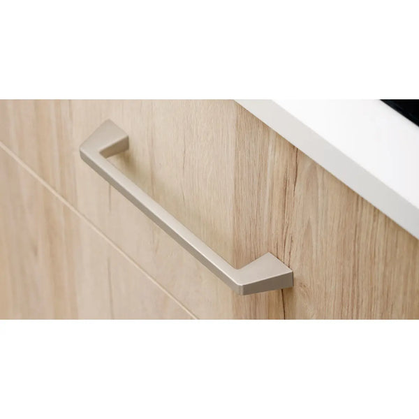 Mâner mobilier Viefe Kado, nichel periat, 346 mm (interax 320 mm) - imagine 2