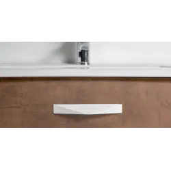 Mâner mobilier Viefe Kares, alb mat, 312 mm (interax 192 mm) - imagine 2