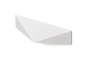 Mâner mobilier Viefe Kares, alb mat, 88 mm (interax 32 mm)