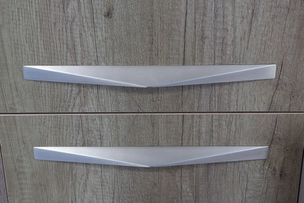 Mâner mobilier Viefe Kares, crom lucios, 152 mm (interax 96 mm)