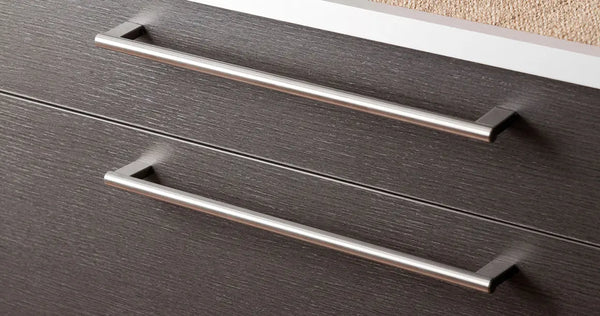 Mâner mobilier Viefe Kombi, oțel inoxidabil periat, 314 mm (interax 292 mm)