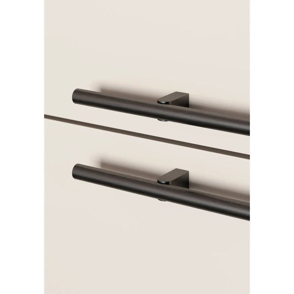 Mâner mobilier Viefe Kumo, negru titan, 248 mm (interax 128 mm) - imagine 4