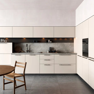 Mâner mobilier Viefe Kumo, negru titan, 248 mm (interax 128 mm) - imagine 5