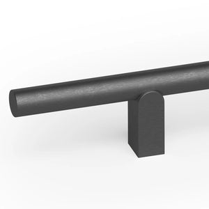 Mâner mobilier Viefe Kumo, negru titan, 480 mm (interax 320 mm) - imagine 2