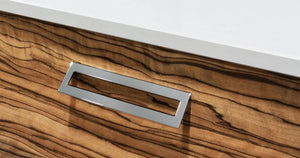 Mâner mobilier Viefe Lau, crom lucios, 166,5 mm (interax 160 mm) - imagine 2