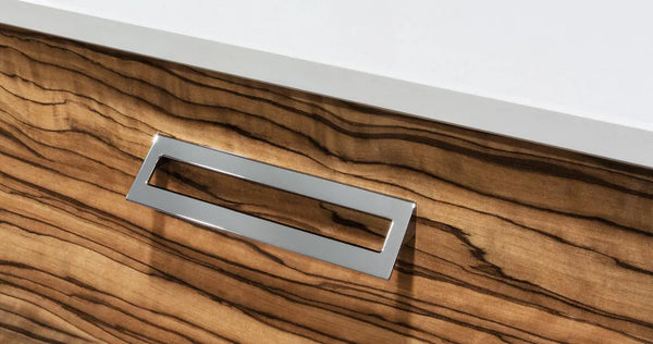 Mâner mobilier Viefe Lau, crom lucios, 166,5 mm (interax 160 mm) - imagine 2