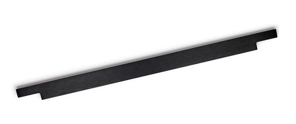 Mâner mobilier Viefe Linear, negru periat, 497 mm