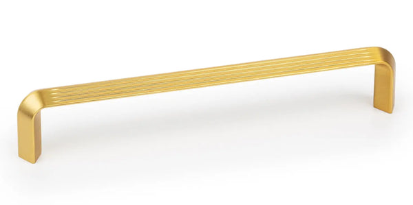 Mâner mobilier Viefe Lines, auriu periat, 170 mm (interax 160 mm)