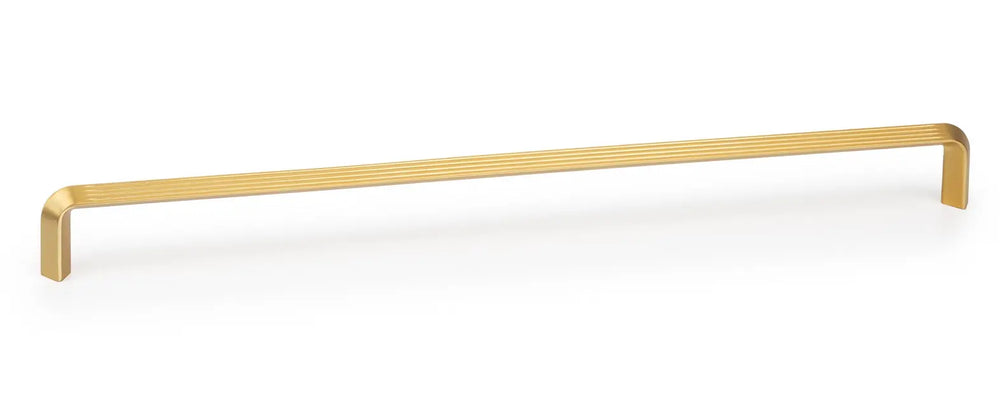 Mâner mobilier Viefe Lines, auriu periat, 330 mm (interax 320 mm)