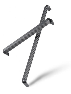 Mâner mobilier Viefe Lines, gri cenușiu periat, 170 mm (interax 160 mm)