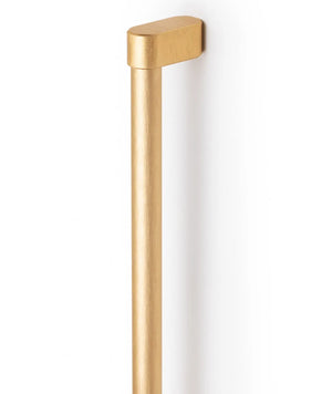 Mâner mobilier Viefe Linkk, alamă întunecată periată, 335 mm (interax 320 mm)
