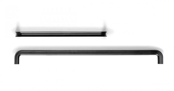 Mâner mobilier Viefe Lipp, negru mat, 205 mm (interax 192 mm)