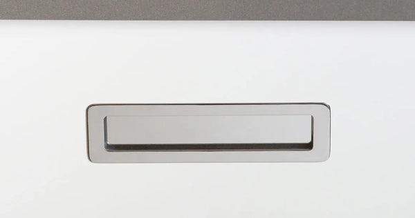 Mâner mobilier Viefe Low ST, crom lucios, 78 mm (interax 64 mm) - imagine 2