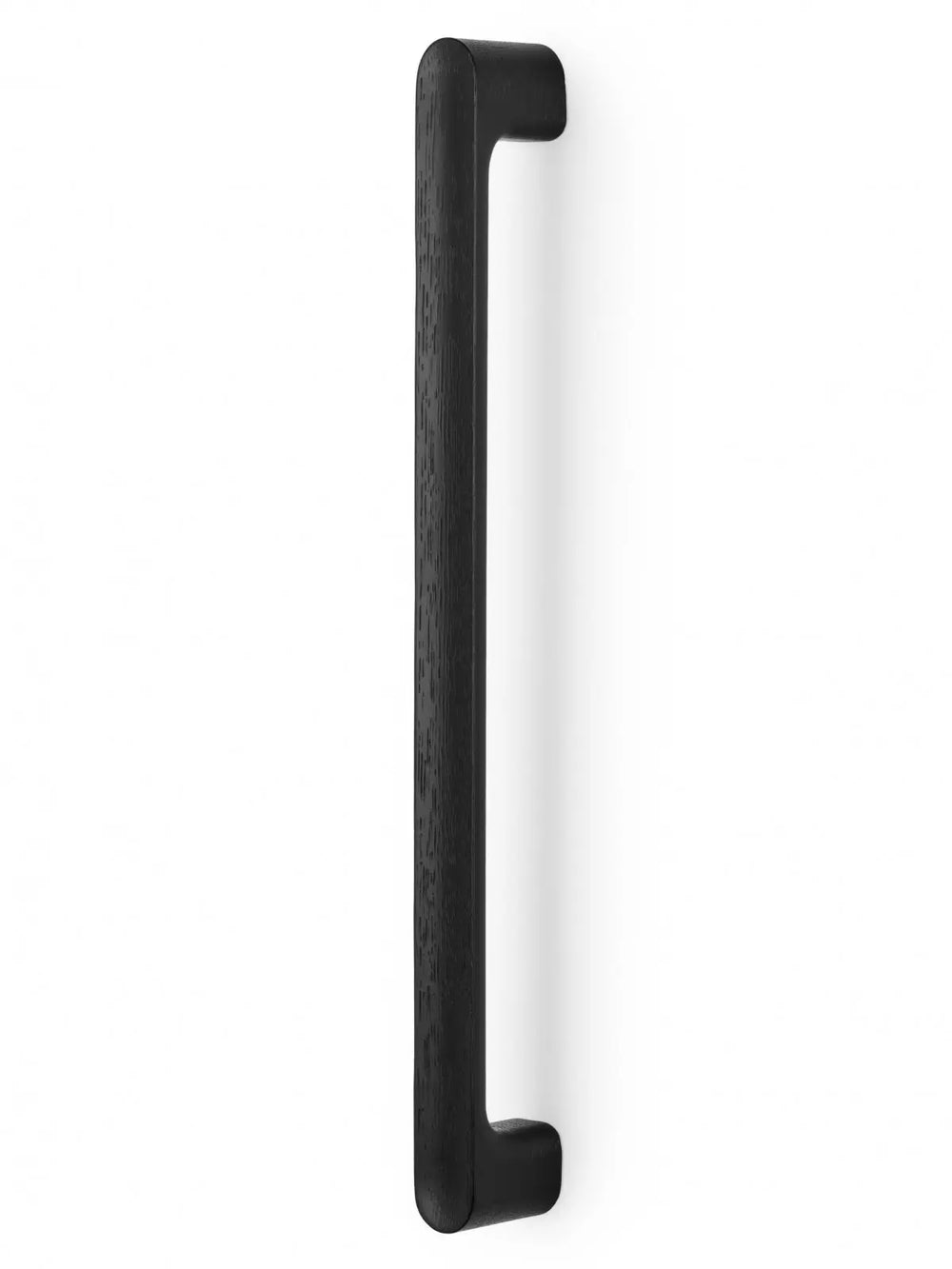 Mâner mobilier Viefe Luv Wood, frasin negru mat lacuit, 418,5 mm (interax 384 mm)