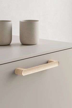 Mâner mobilier Viefe Luv Wood, natur, 183 mm (interax 160 mm) - imagine 3