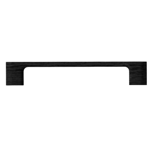 Mâner mobilier Viefe Luv Wood, negru mat lacuit, 183 mm (interax 160 mm)