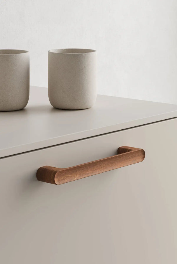Mâner mobilier Viefe Luv Wood, nuc, 183 mm (interax 160 mm) - imagine 3