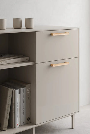 Mâner mobilier Viefe Luv Wood, stejar, 183 mm (interax 160 mm) - imagine 2