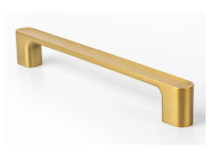 Mâner mobilier Viefe Luv, alamă, 330 mm (interax 320 mm) - imagine 5