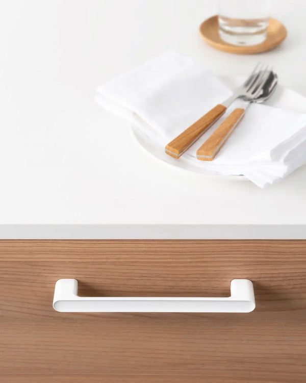 Mâner mobilier Viefe Luv, alb mat, 330 mm (interax 320 mm) - imagine 4