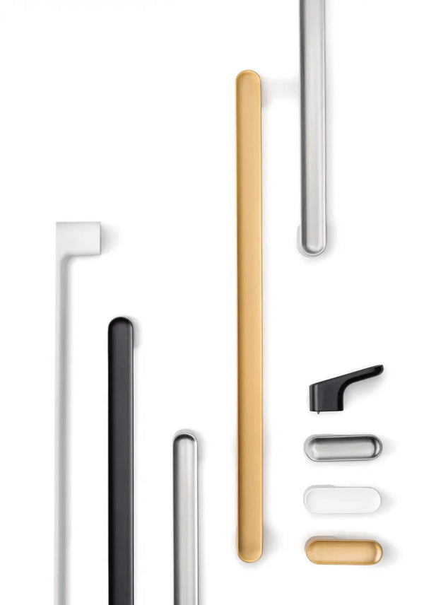 Mâner mobilier Viefe Luv, nichel periat, 330 mm (interax 320 mm)