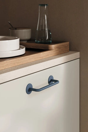 Mâner mobilier Viefe Milano, albastru midnight, 121 mm (interax 96 mm) - imagine 2