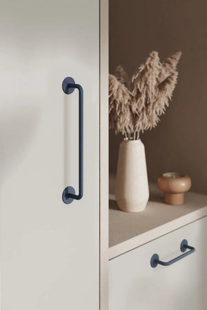 Mâner mobilier Viefe Milano, albastru midnight, 185 mm (interax 160 mm) - imagine 4