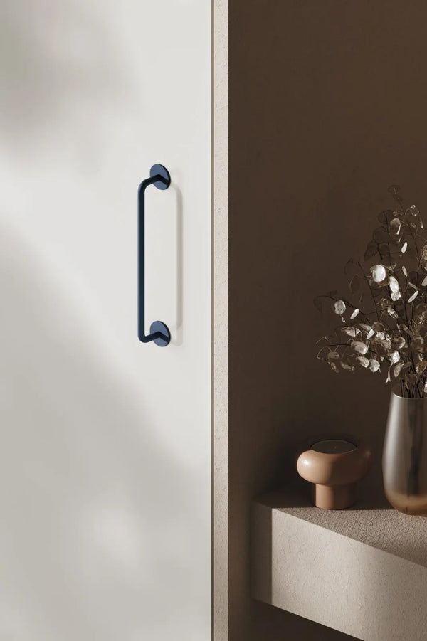 Mâner mobilier Viefe Milano, albastru midnight, 185 mm (interax 160 mm) - imagine 2